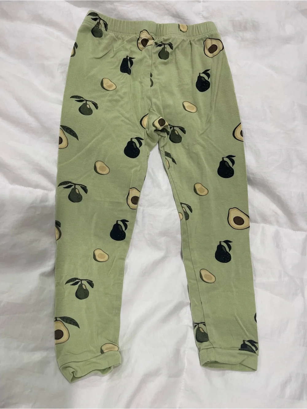 Kyte Baby Avacado Short Sleeve Pajamas. Size 2T
